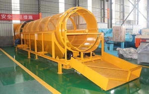 Trommel Washing Screen Plant Rotary Scrubber for Municipal Solid Waste