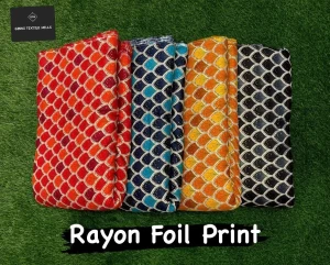 Rayon Foil Prints