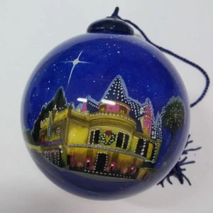 Unique Hand-painted Glass Baubles, Christmas Ornaments & Holiday Gifts