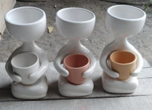 Ceramics garden pots
