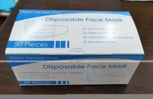 Face Mask Earloop Ultra Sensitive Fog-Free Secure Fit White 25/Bx, 16 BX/CA