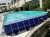 Import 2021 New Product Easy Set Up Steel Frame Blue Inflatable Swimming Pool For Outdoor Entertainment from China