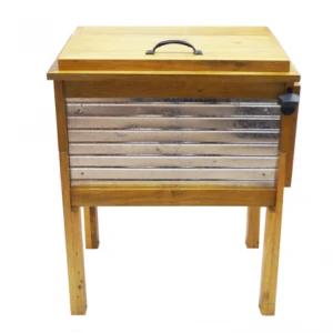 55L wooden cooler box