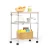 Import 2-Tier Washing Machine Storage Rack with Hanging Rod and Basket from China