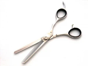 "SS30 mini Tear Drop 5.5Inch" Japanese-Handmade Thinning Hair Scissors (Your Name by Silk printing, FREE of charge)