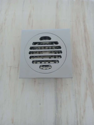 Electroplating shower floor drain