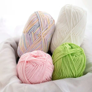 Acrylic Yarn Super Chunky Baby Soft Acrylic Cotton Yarn For Crochet