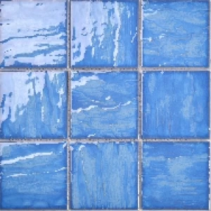 Mosaic tile for pool with pattern