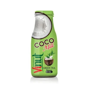 Coconut Milk hot sale 280ml Bottle Coconut Milk With Green Tea Flavor Wholesale Price By VINUT Supplier