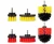 Import 1 Set/3 PCS Electric Drill Brush Kit Plastic Round Cleaning Brush For Carpet Glass Car Tires Nylon Brushes Scrubber Drill from China