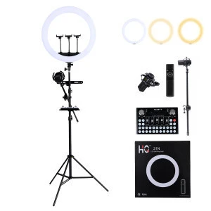 10 Gears dimming phone 18 inch ring light