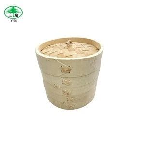 100% Natural Best Selling Chinese steamed dimsum Bamboo Steamer basket