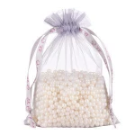 100pcs per lot Jewelry Bag 7*9 9*12 10*15cm Wedding Gift Organza bag Jewelry Packaging Display Jewelry Pouches