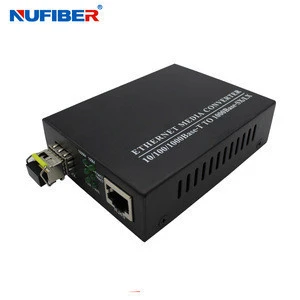 10/100/1000M gigabit fiber to rj45 converter sfp media converter 1 sfp 1 rj45 ethernet