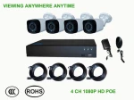 1080P HD AHD Surveillance DVR KIT Weatherproof Bullet Security CCTV Camera kits