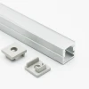 10x10mm Hot sale V Shape profile fittings led aluminum profile channel with diffuser aluminum accessories