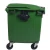 Import 1100L Outside Garbage Bin Hospital Waste Bin Cube truck with four caster Factory Dustbin Bin  Plastic Mobile Garbage Container from China