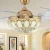 110V 220V remote control modern luxury fancy LED ceiling fan with light