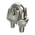 Import 1/16&quot; 1/8&quot; 1/4&quot; 1/2&quot; 3/4&quot; 5/16&quot; 1&quot; Din 1142  Adjustable Chain Stainless Steel 304 Wire Cable Rope Clip Clamp from China