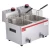 Import 12 L two tanks two baskets industrial deep fryer from China