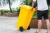 Import 120 Liter Virgin HDPE Wheelie Waste Container / Yellow Medical Chemical Rubbish Can for Hospitals from China