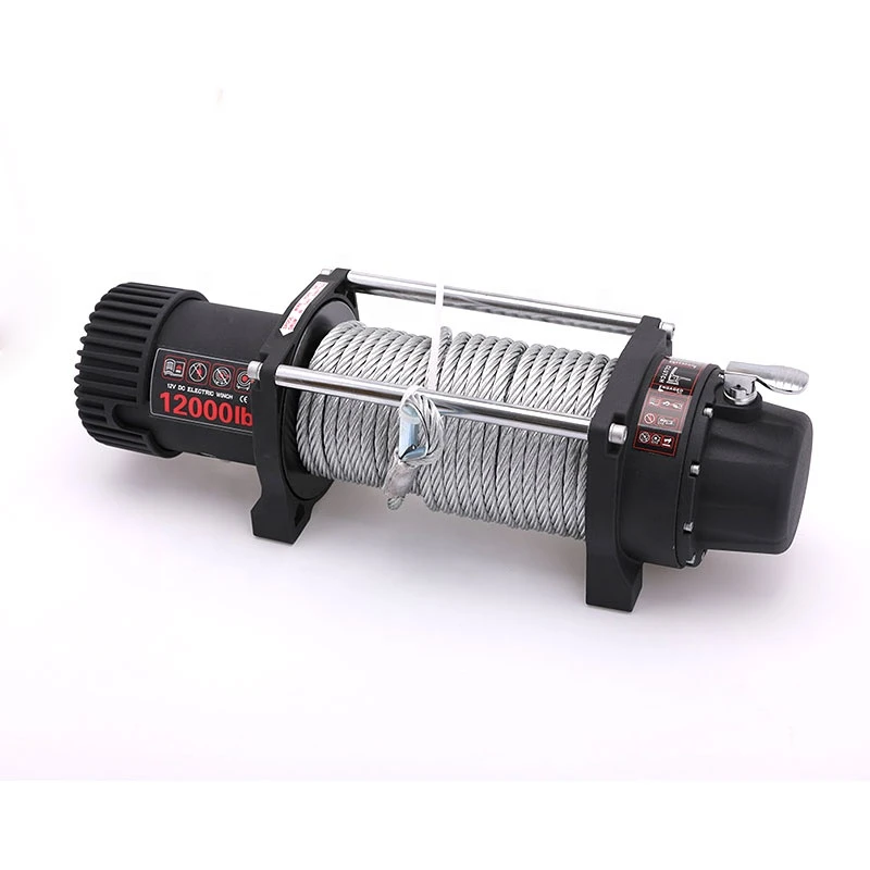 12000lbs 12V 24V 4WD off Road 4x4 Car Electric Winch with Steel Rope