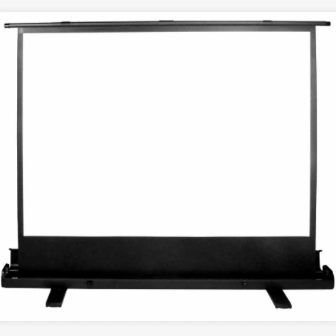 120x120cm  Pull up Glass Beaded Black Portable Floor Rising Mobile  HD Projection Screen for  | Theatre | Cinema | Home screen