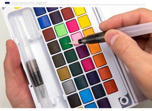 12/18/24/36 ColorsTransparent Solid Watercolor paint set