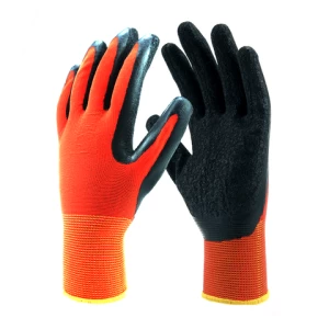 13 Gauge red  colored  industrial glove no wholesale working glove glove rubber