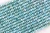 Import 13" Long  1 Strand Natural Larimar Gemstone Rondelle Faceted Beads from India