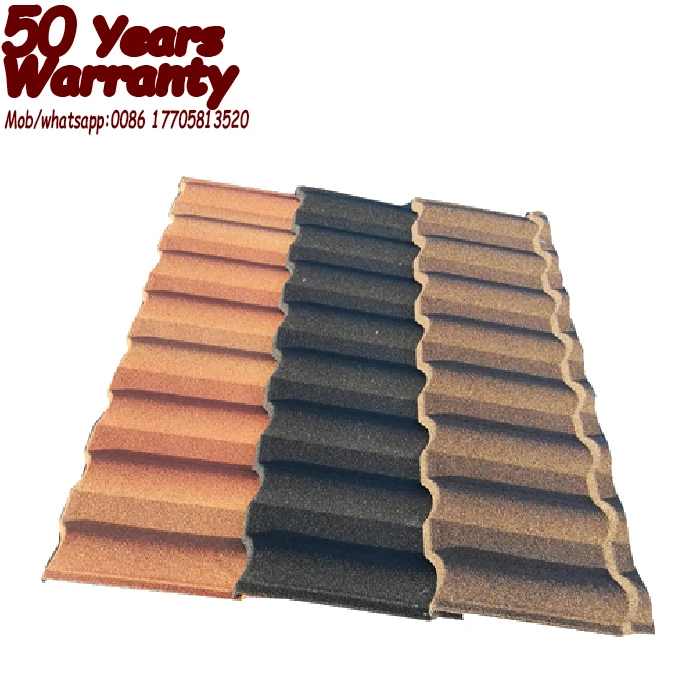 1340x420 size stone coated metal steel roofing tile/Classic Type Stone Coated Aluzinc Steel Roofing Tile