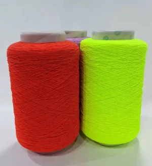 140/150 Dyed Low Elasticity Weaving Fancy Yarn Knitting High elasticity rubber