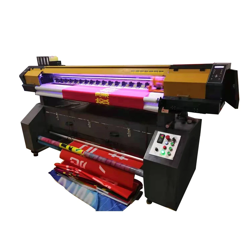 1440dpi Cotton Polyester Flag Digital Direct Sublimation Textile Printing Machine