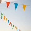 14cm*21cm Euro 2024 Football Cup European 24 Team Bunting Flags National Team String Flags