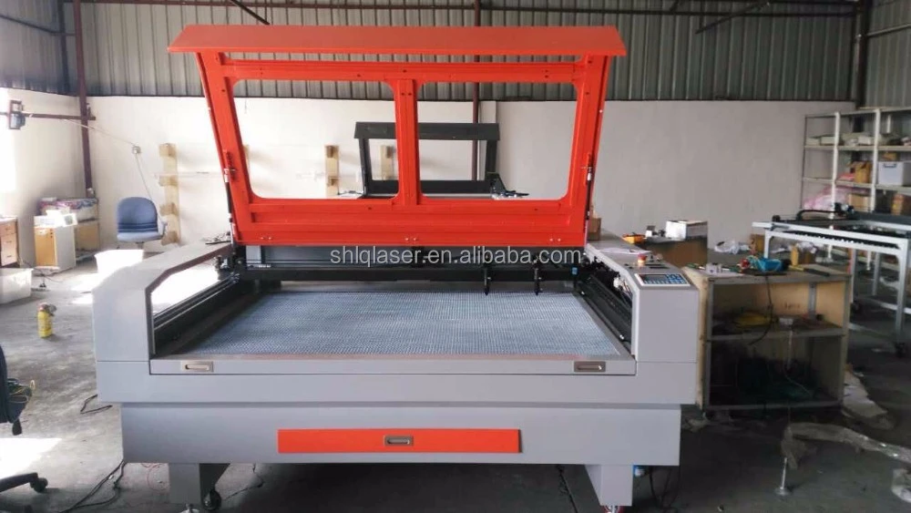 1600*1200mm double laser head 100W CO2 CNC fabric cloth spread textile laser cutting machines