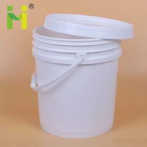 18L Plastic Bucket With Small Spout Lid Oil Paint Plastic Bucket
