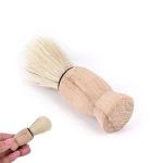 1Pc Professional Wood Handle Badger Hair Beard Shaving Brush For Best Mustache Barber Tool Facial For Salon Men