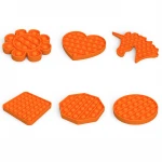 1x push pop bubble fidget sensory toy,silicone push pop bubble fidget toy,push poke pop bubble sensory fidget toys big set