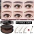 Import 2 in 1 Eyebrow Powder Double Colors Eyebrow Template Stencil Eye Brow Seal Eyeshadow Beginners Necessary Brow Stamp NC0991 from China