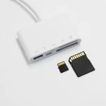 2 In 1 Mini Super Speed USB 3.0 TF And SD XQD Card Reader High Speed Multi Card Reader adapter