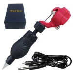2-In-1 Second Generation Pipe Rotary Tattoo Machine Gun and Permanent Makeup Machine Pen with Hawk Needle M668A