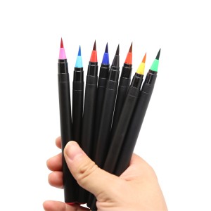 20 Colors Marker Pens Set Watercolor Paint Brush Pen Best For Coloring Books Manga Calligraphy Drawing For Kids Gifts