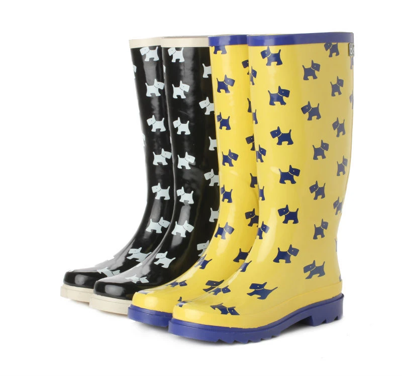 2015 latest design high quality rubber rain boots