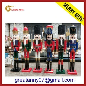 2016 China custom made new wood product 42" nutcracker toy soldiers for xmas nutcracker 4 foot