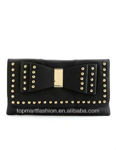 2016 newest Evening bag Studded Bow ladies clutch evening bag