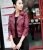 Import 2017 autumn women black slim Korean style PU leather jackets sweet bodycon full sleeve zipper femme plus size outwear coat from China