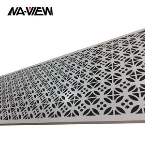 2017 hot selling fashion aluminum curtain wall suspended panels