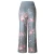 Import 2018 Causal Women Print Loose Straight Trousers from China