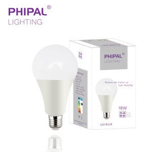 2018 HOT Sale energy saving home led bulb 18w A80 cold white e27 led lighting