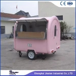 2018 JX-FR220W High quality China made hot sale mobile hot dog/ ice cream / juice japanese momo food trailer in shanghai